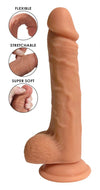 Easy Riders Dual Density Silicone Dildo