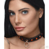 Rhinestone Choker with O-Ring