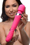 Ultra Thrusting and Vibrating Silicone Wand