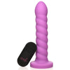 21X Soft Swirl Silicone Rechargeable Vibrator with Control