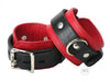 Strict Leather Deluxe Red/Black Locking Cuffs