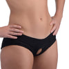 Black Lace Envy Lace Crotchless Panty Harness