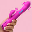 Load image into Gallery viewer, Thrusting Silicone Rabbit Vibrator