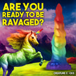 Load image into Gallery viewer, Magic Rider Unicorn Silicone Dildo