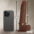 Load image into Gallery viewer, 10 Inch Real Skin Silicone Dildo with Balls