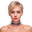 Load image into Gallery viewer, Strict Leather Deluxe Black and Pink Locking Collar