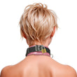 Load image into Gallery viewer, Strict Leather Deluxe Black and Pink Locking Collar