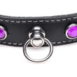 Load image into Gallery viewer, Fierce Vixen Leather Choker with Rhinestones