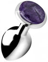 Genuine Amethyst Gemstone Anal Plug