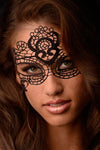 The Enchanted Black Lace Mask