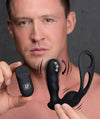 7X P-Strap Milking and Vibrating Prostate Stimulator with Cock and Ball Harness